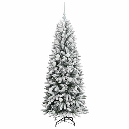 Albero di Natale artificiale con 150 LED Bianco 150 cm