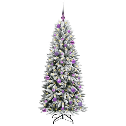 Albero di Natale artificiale con 150 LED Bianco 150 cm