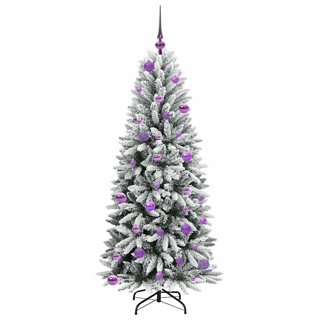 Albero di Natale artificiale con 150 LED Bianco 150 cm
