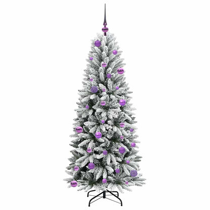 Albero di Natale artificiale con 150 LED Bianco 150 cm