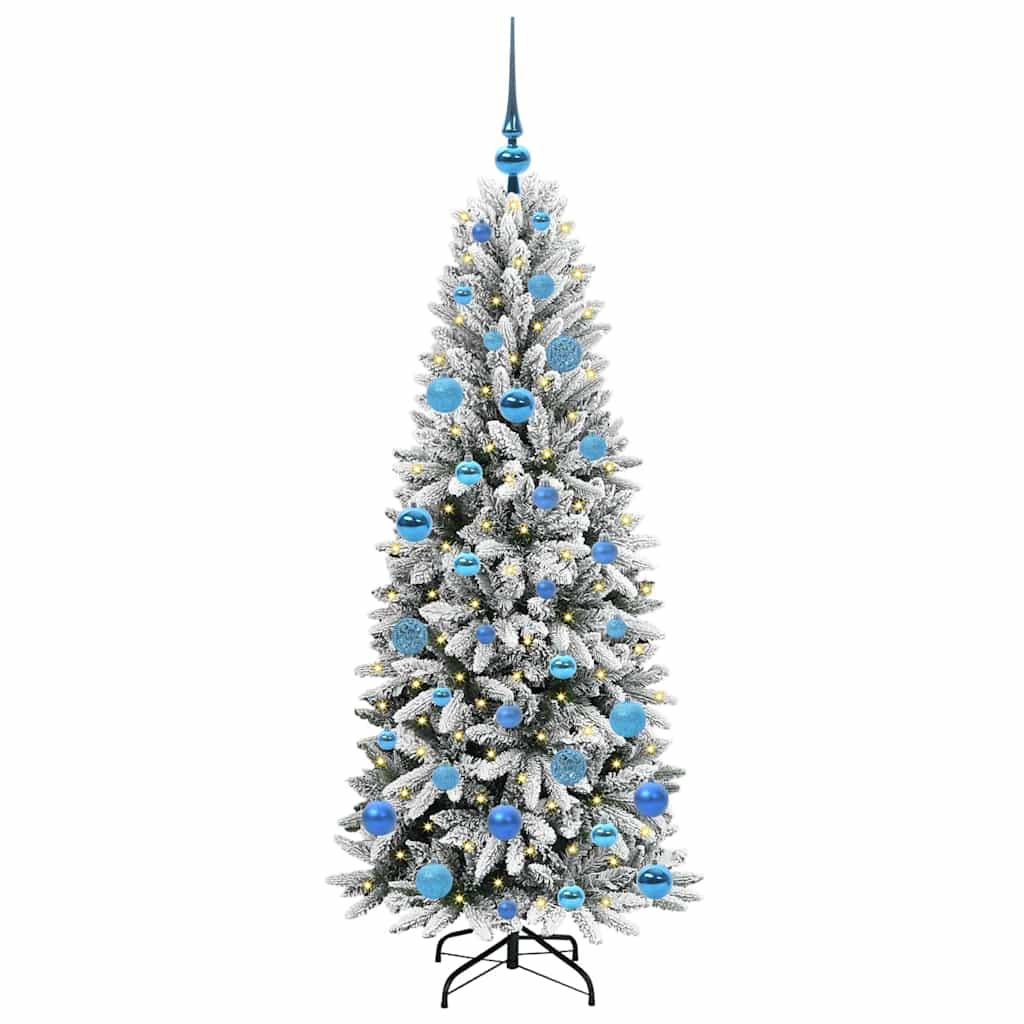 Albero di Natale artificiale con 150 LED Bianco 150 cm