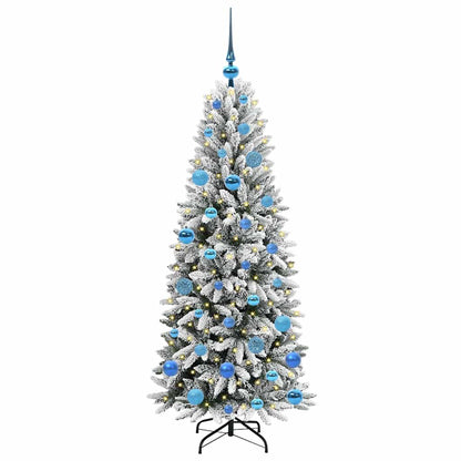 Albero di Natale artificiale con 150 LED Bianco 150 cm