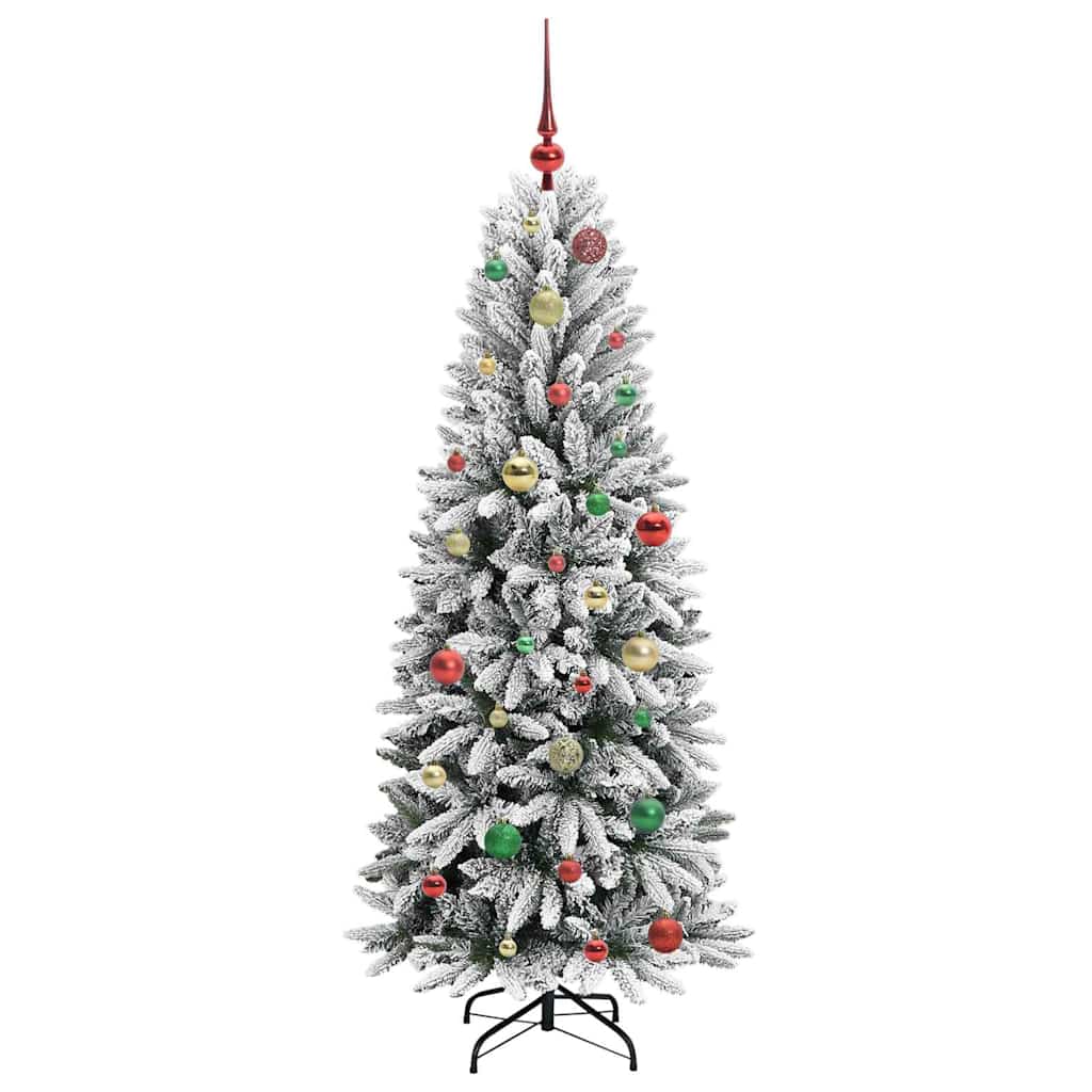 Albero di Natale artificiale con 150 LED Bianco 150 cm