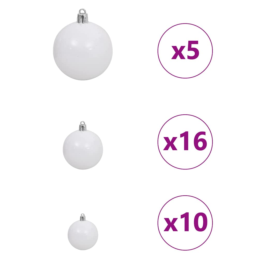 Albero di Natale artificiale Bianco 180 cm | homemem39