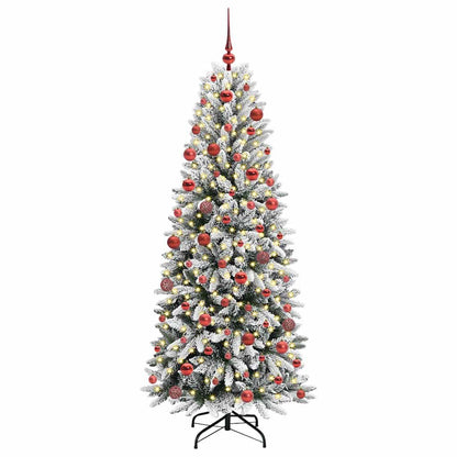 Albero di Natale artificiale con 300 LED Bianco 180 cm