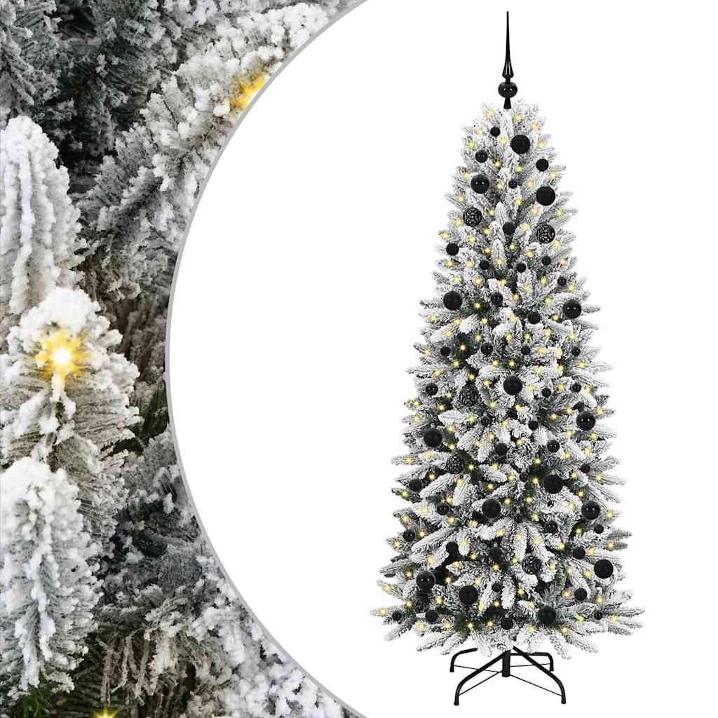 Albero di Natale artificiale con 300 LED Bianco 180 cm