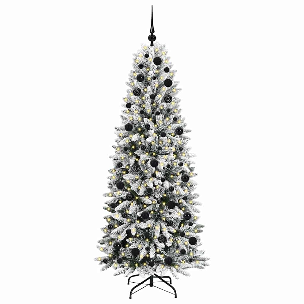 Albero di Natale artificiale con 300 LED Bianco 180 cm