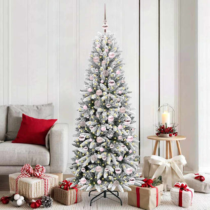 Albero di Natale artificiale con 300 LED Bianco 180 cm