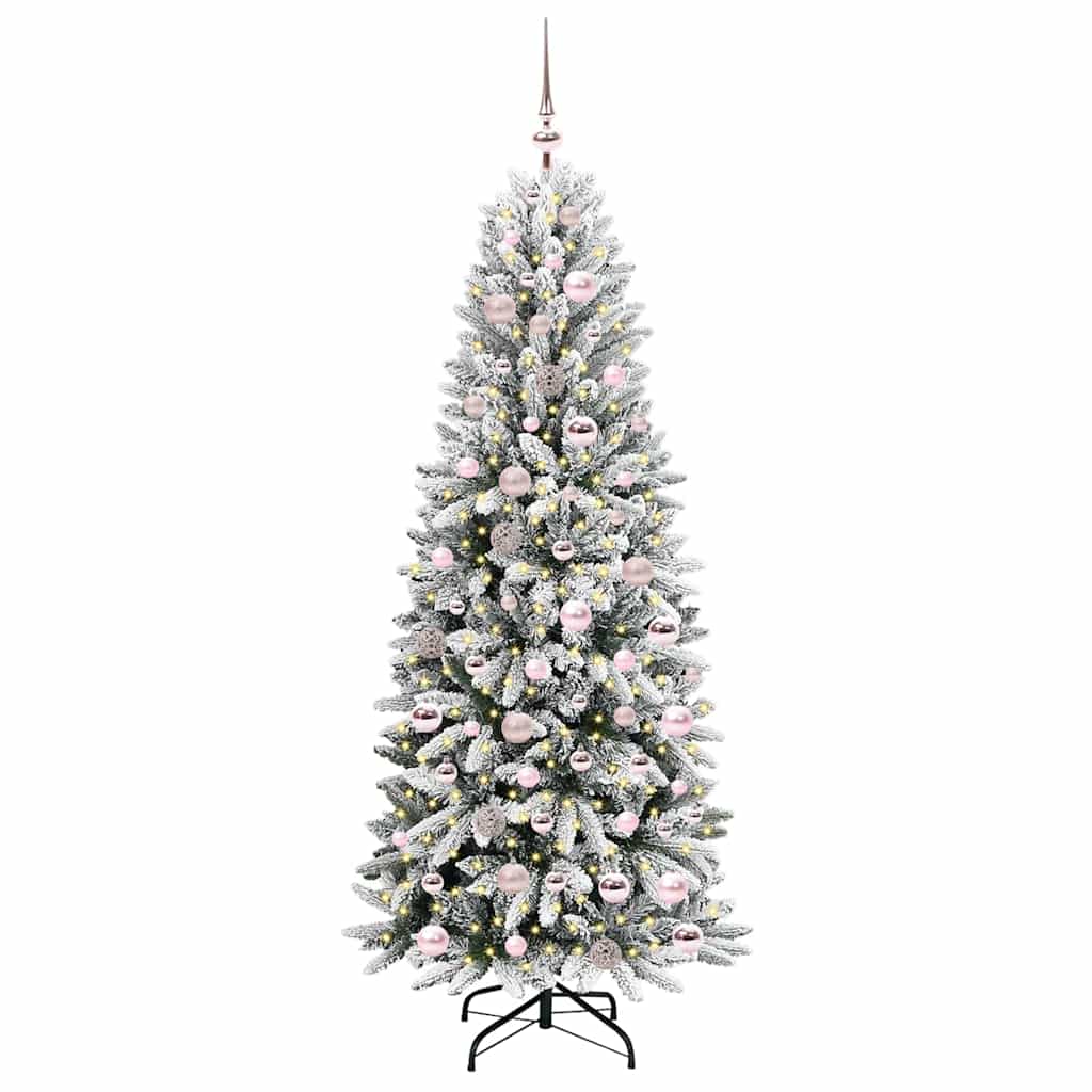 Albero di Natale artificiale con 300 LED Bianco 180 cm