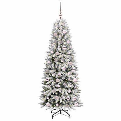 Albero di Natale artificiale con 300 LED Bianco 180 cm