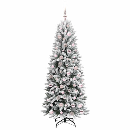 Albero di Natale artificiale con 300 LED Bianco 180 cm