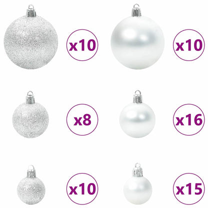 Albero di Natale artificiale Bianco 180 cm | homemem39