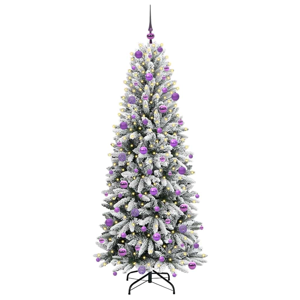 Albero di Natale artificiale con 300 LED Bianco 180 cm