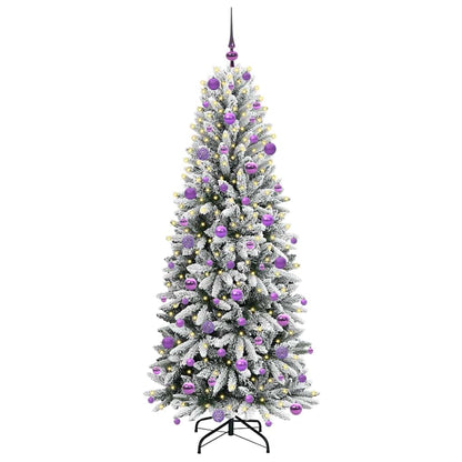Albero di Natale artificiale con 300 LED Bianco 180 cm