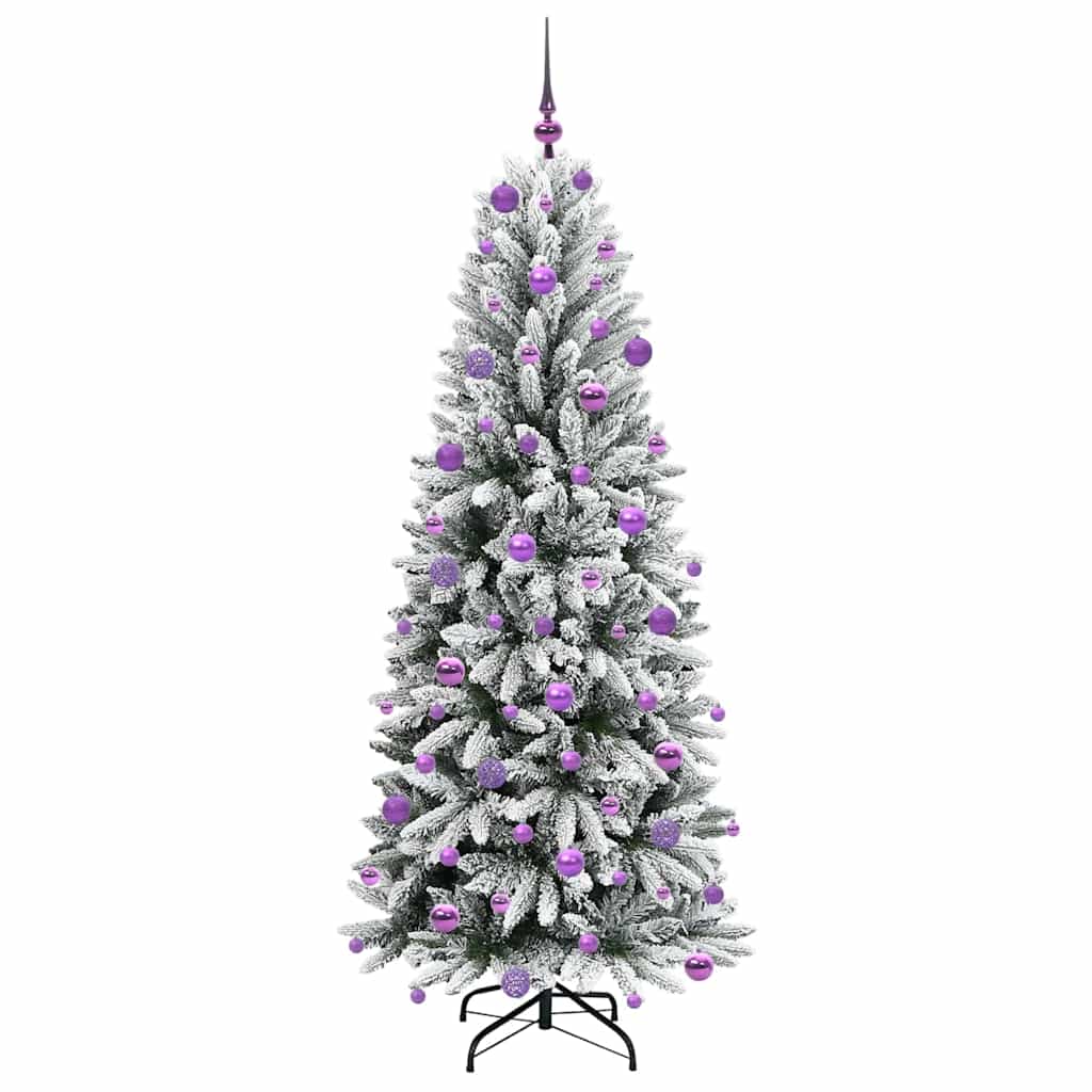 Albero di Natale artificiale con 300 LED Bianco 180 cm