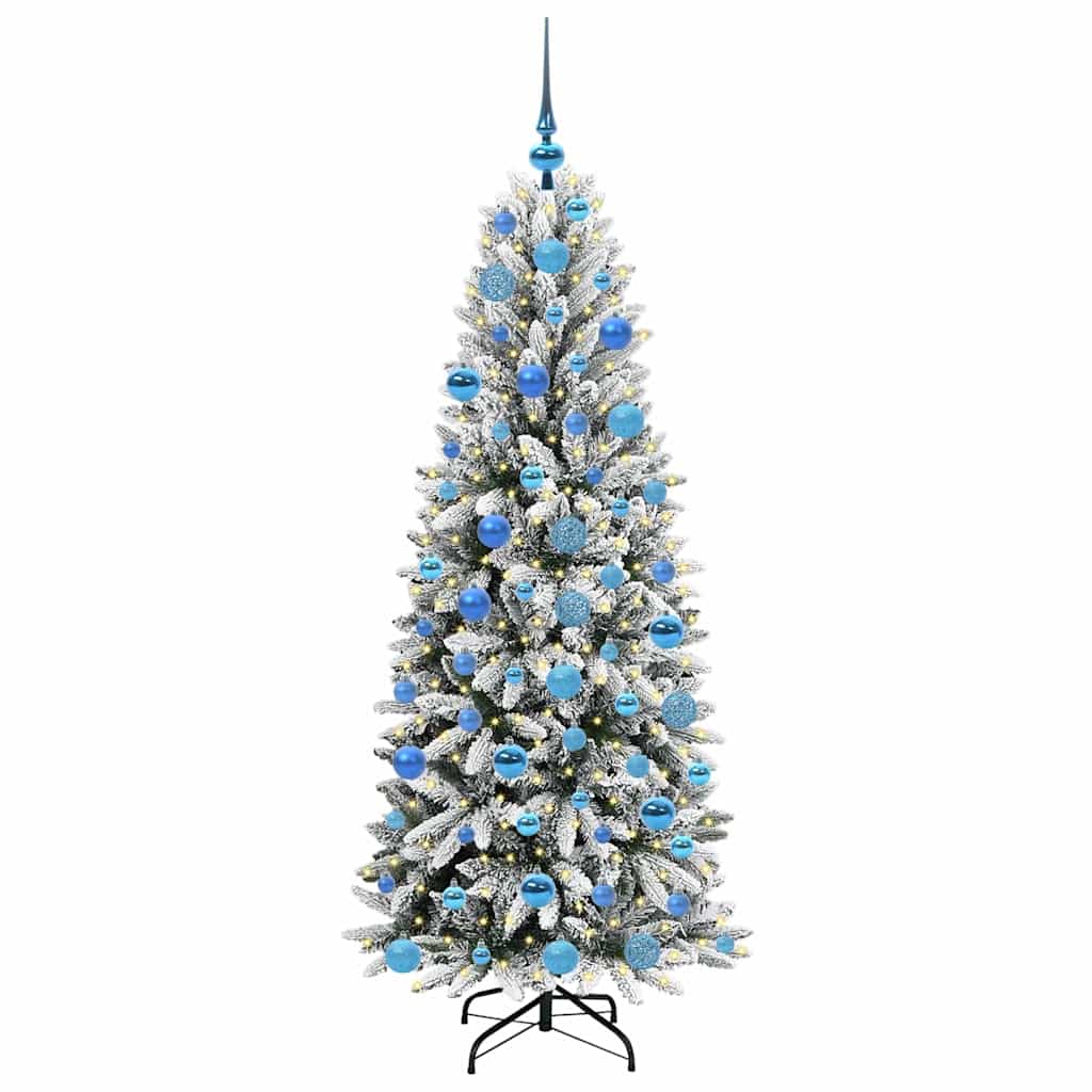 Albero di Natale artificiale con 300 LED Bianco 180 cm