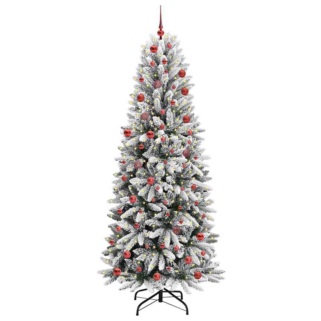Albero di Natale artificiale con 300 LED Bianco 210 cm