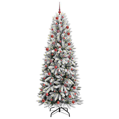 Albero di Natale artificiale con 300 LED Bianco 210 cm