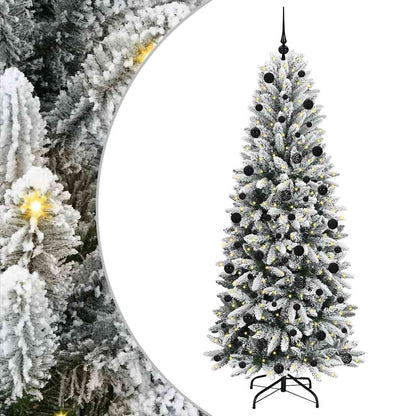 Albero di Natale artificiale con 300 LED Bianco 210 cm