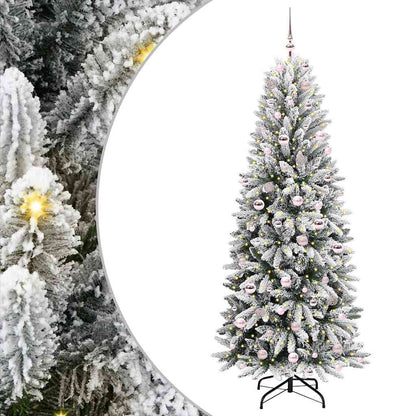 Albero di Natale artificiale con 300 LED Bianco 210 cm
