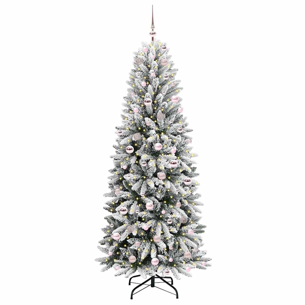 Albero di Natale artificiale con 300 LED Bianco 210 cm