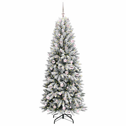 Albero di Natale artificiale con 300 LED Bianco 210 cm