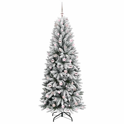 Albero di Natale artificiale con 300 LED Bianco 210 cm