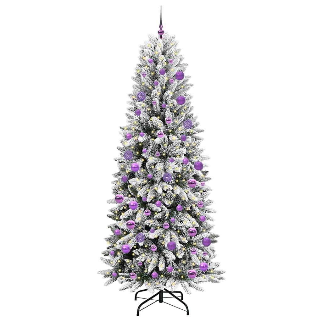 Albero di Natale artificiale con 300 LED Bianco 210 cm