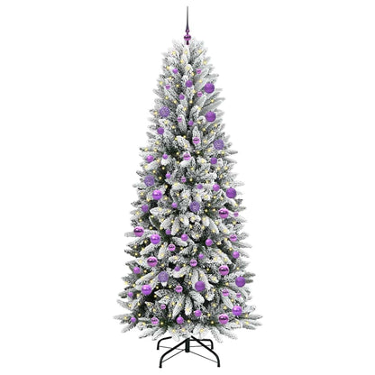 Albero di Natale artificiale con 300 LED Bianco 210 cm
