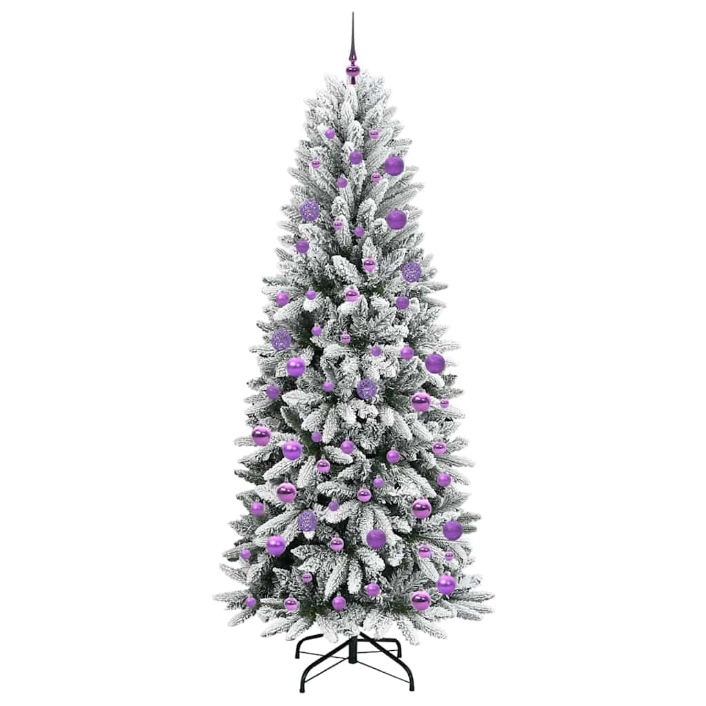 Albero di Natale artificiale con 300 LED Bianco 210 cm