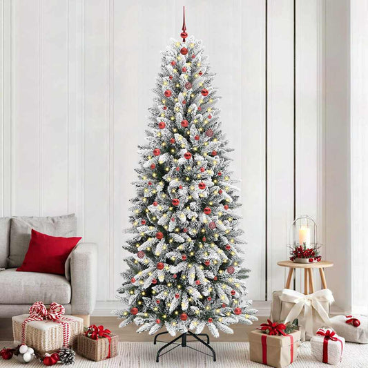 Albero di Natale artificiale con 300 LED Bianco 240 cm