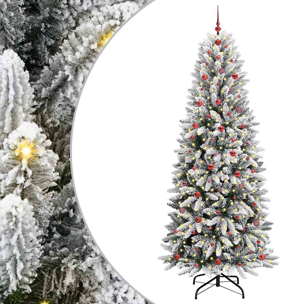 Albero di Natale artificiale con 300 LED Bianco 240 cm