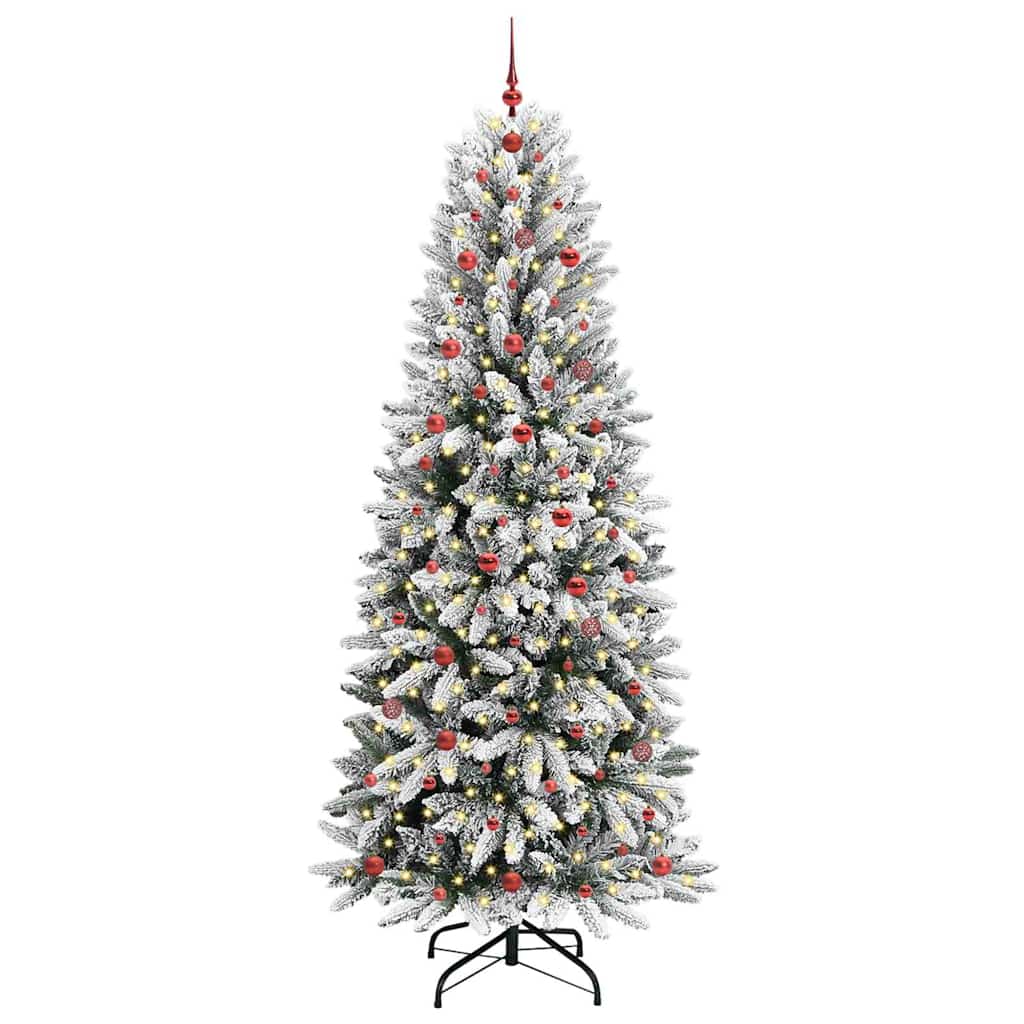 Albero di Natale artificiale con 300 LED Bianco 240 cm