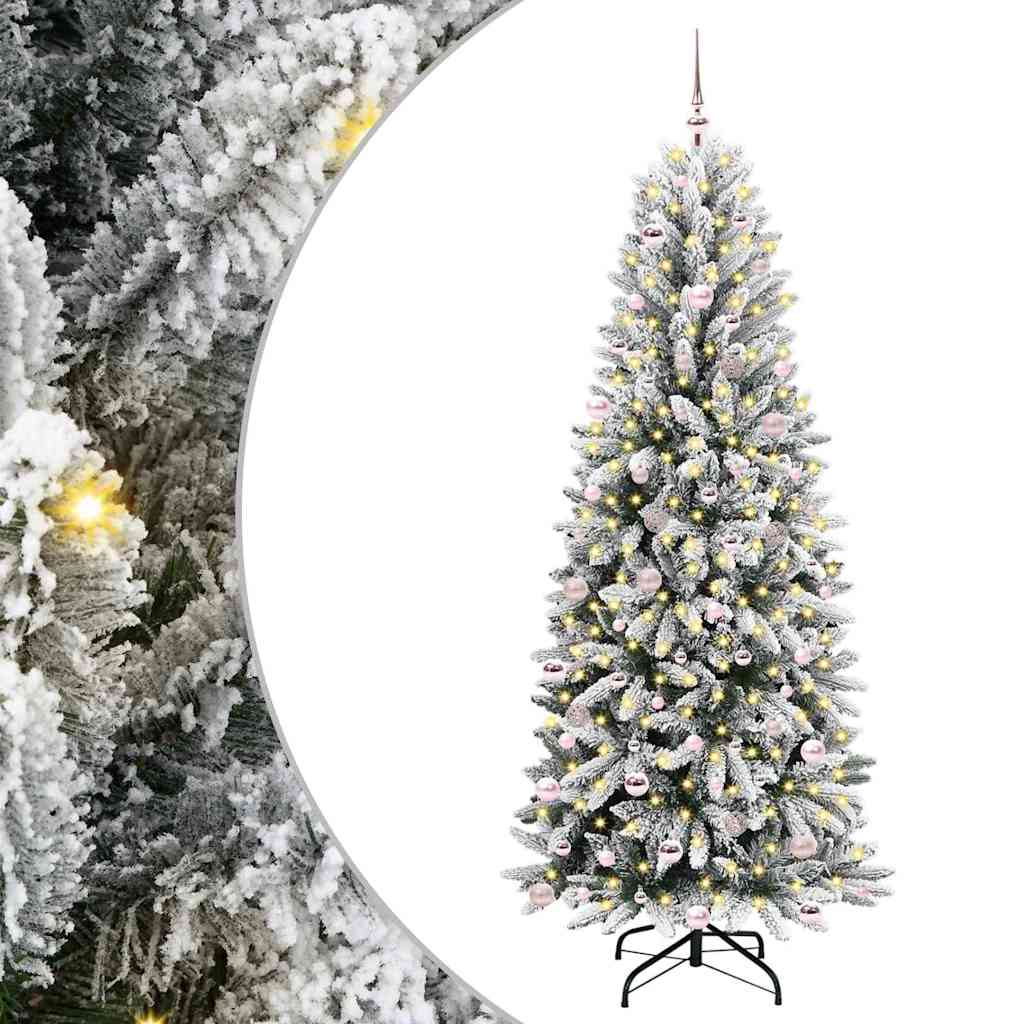 Albero di Natale artificiale con 300 LED Bianco 240 cm