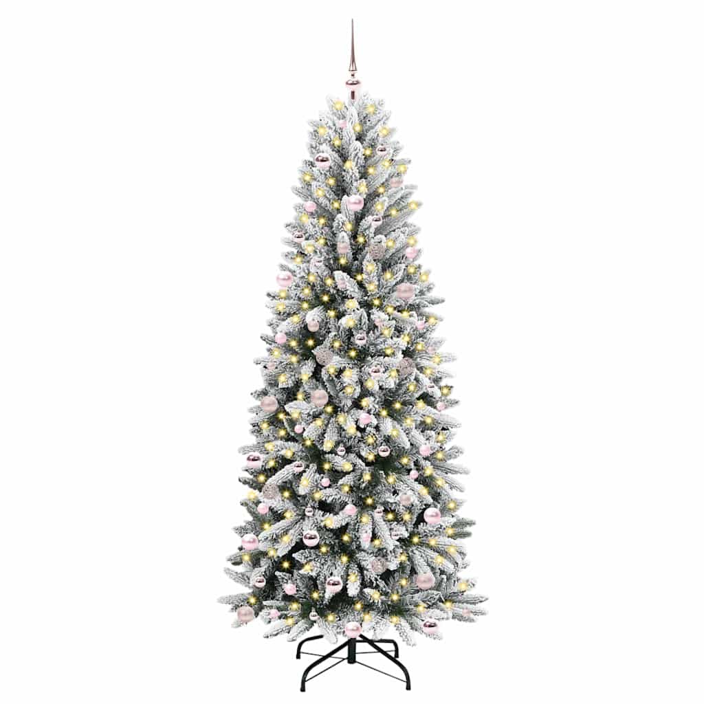 Albero di Natale artificiale con 300 LED Bianco 240 cm