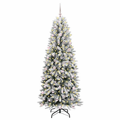 Albero di Natale artificiale con 300 LED Bianco 240 cm