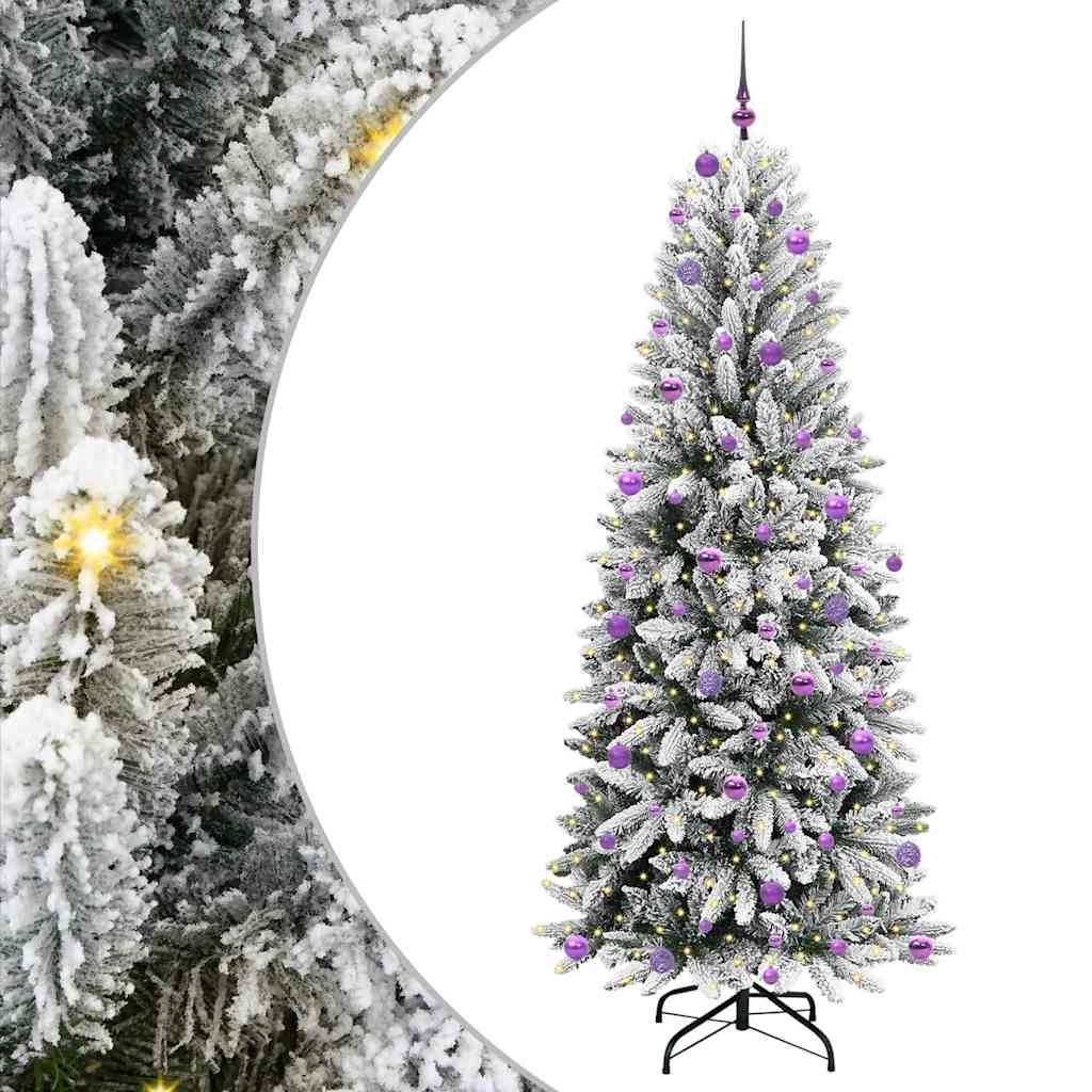 Albero di Natale artificiale con 300 LED Bianco 240 cm