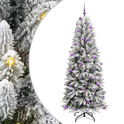 Albero di Natale artificiale con 300 LED Bianco 240 cm