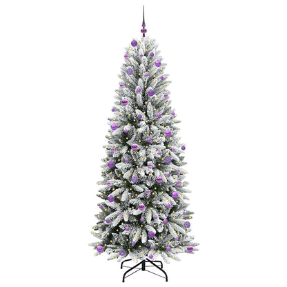 Albero di Natale artificiale con 300 LED Bianco 240 cm