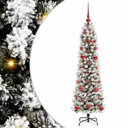 Albero di Natale artificiale con 150 LED Bianco 120 cm