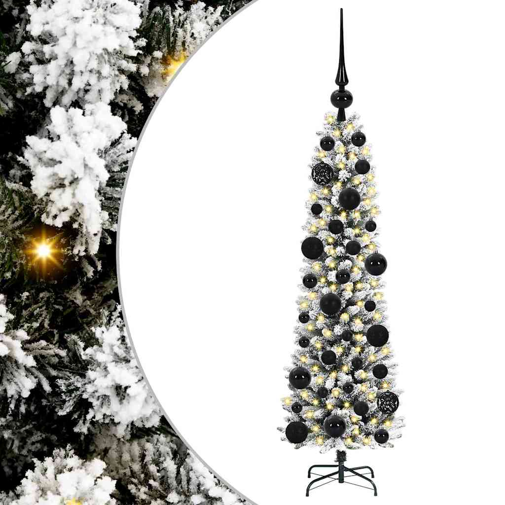 Albero di Natale artificiale con 150 LED Bianco 120 cm