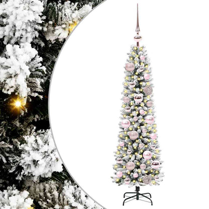 Albero di Natale artificiale con 150 LED Bianco 120 cm