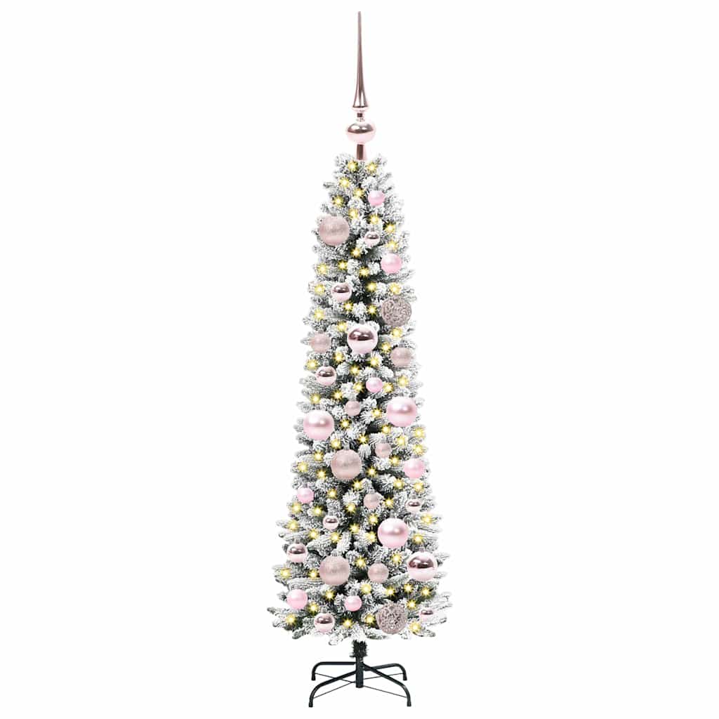 Albero di Natale artificiale con 150 LED Bianco 120 cm