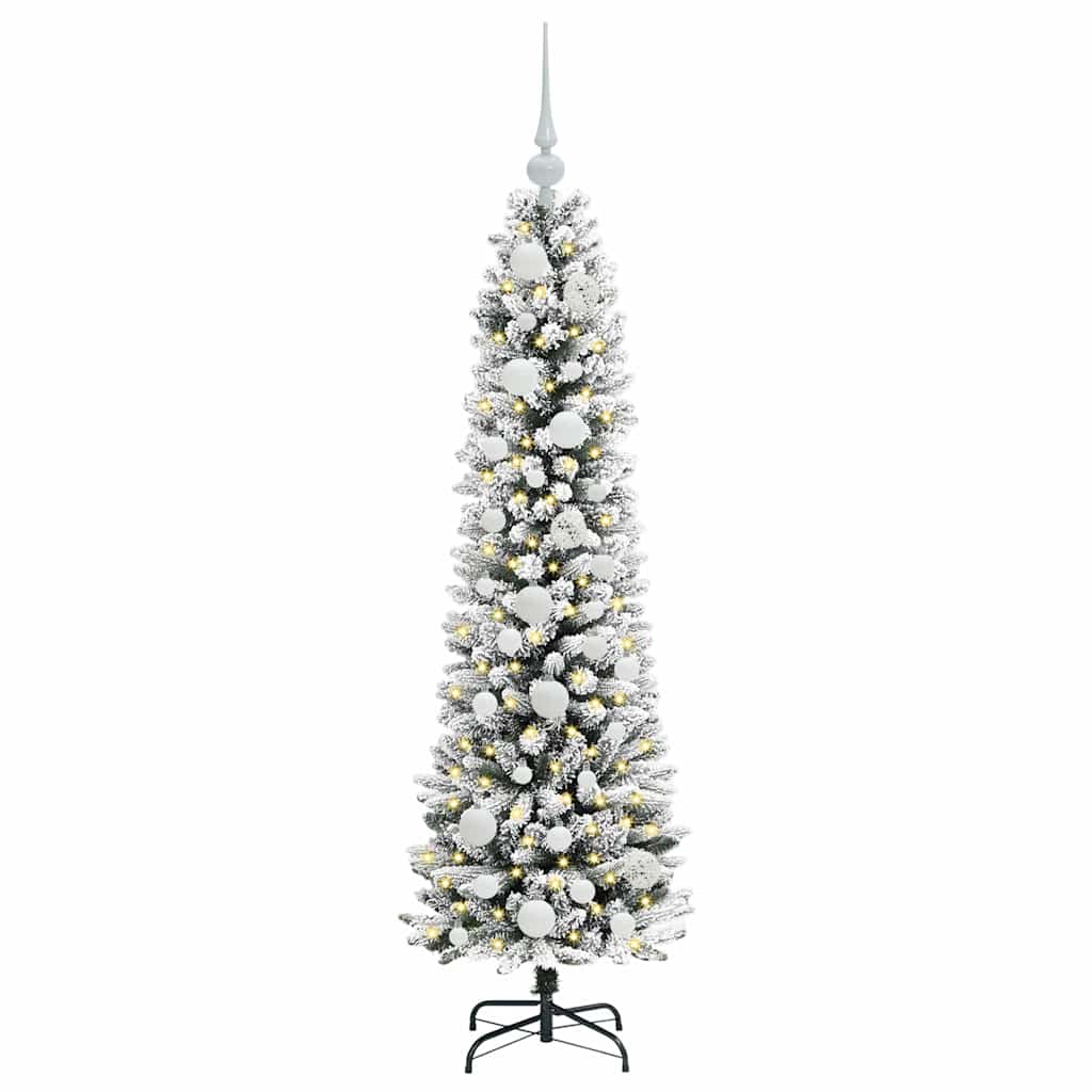 Albero di Natale artificiale con 150 LED Bianco 120 cm