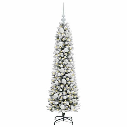 Albero di Natale artificiale con 150 LED Bianco 120 cm