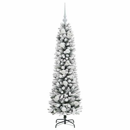 Albero di Natale artificiale con 150 LED Bianco 120 cm