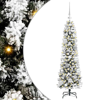 Albero di Natale artificiale con 150 LED Bianco 120 cm