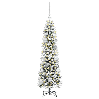Albero di Natale artificiale con 150 LED Bianco 120 cm