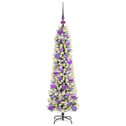 Albero di Natale artificiale con 150 LED Bianco 120 cm