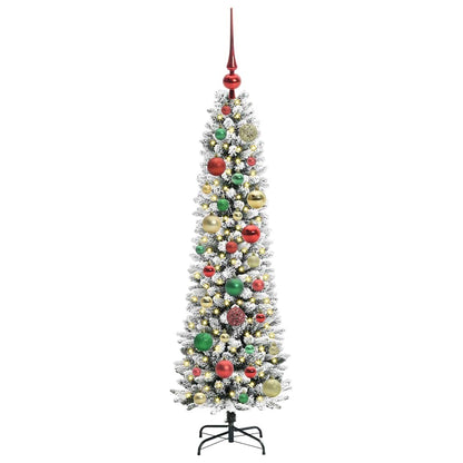 Albero di Natale artificiale con 150 LED Bianco 120 cm
